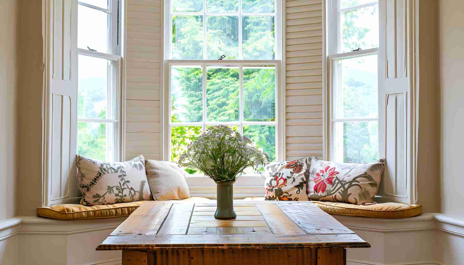 Beautiful new bay window by GreenFox in Alberta kitchen
