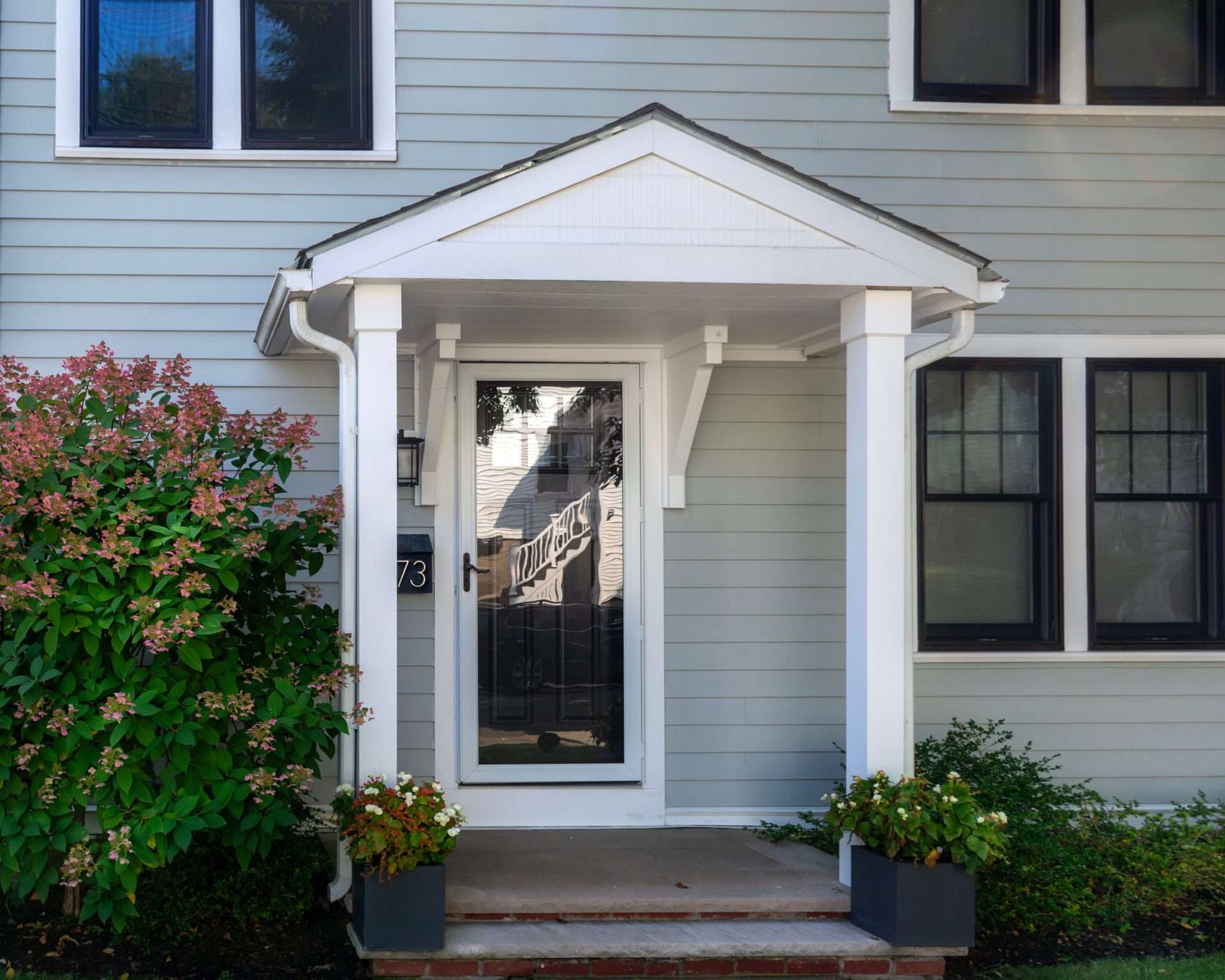 Defensive storm doors installed in Chestermere by GreenFox Windows & Doors