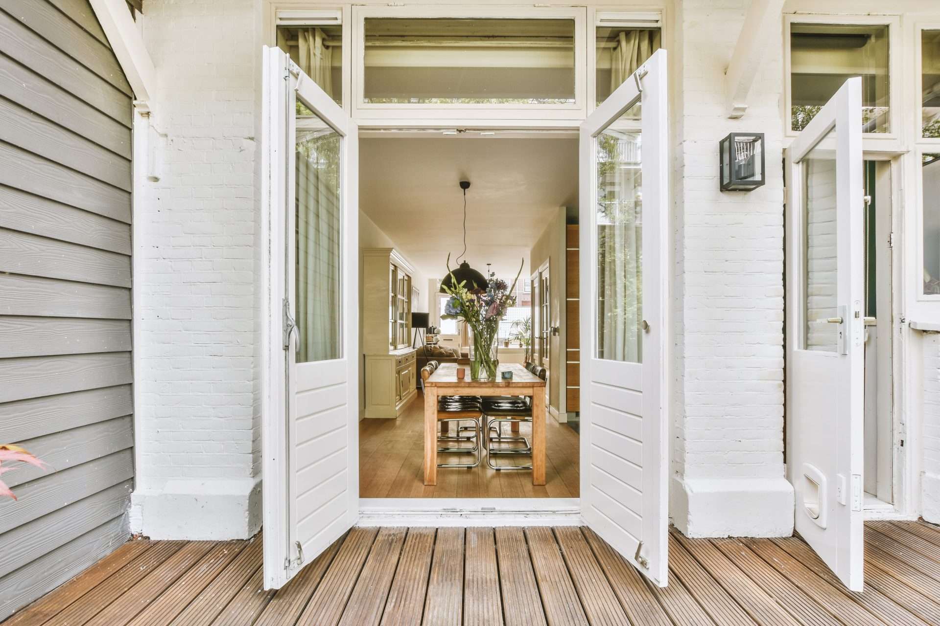 Delightful French doors installed in Parkland County by GreenFox Windows & Doors